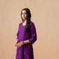 Rozana purple 2 piece Rayon kurta set