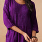 Rozana purple 2 piece Rayon kurta set