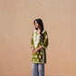 Sama Olive Green Short Rayon Kurta