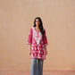 Sama Rose pink Short Rayon Kurta