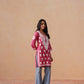 Sama Rose pink Short Rayon Kurta