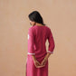 Sama Rose pink Short Rayon Kurta