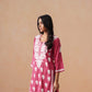 Sama Rose pink Short Rayon Kurta