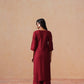 Nayan Maroon 2 piece Rayon kurta set