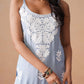 Tanera Powder blue Noodle Strap 2 Piece Kurta set