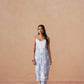 Tanera Powder blue Noodle Strap 2 Piece Kurta set