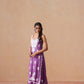 Tanera Dusty Purple Noodle Strap 2 Piece Kurta set