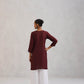 SEHER BROWN OMBRE SHORT RAYON KURTA