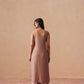 Tanera Dusty Rose Noodle Strap 2 Piece Kurta set