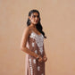 Tanera Dusty Rose Noodle Strap 2 Piece Kurta set