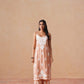 Tanera Peach Noodle Strap 2 Piece Kurta set