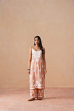 Tanera Peach Noodle Strap 2 Piece Kurta set