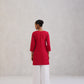 Gulab Red Rayon Kurta