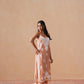 Tanera Peach Noodle Strap 2 Piece Kurta set