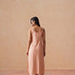 Tanera Peach Noodle Strap 2 Piece Kurta set