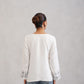 Nuresa White Floral Embroidered Top
