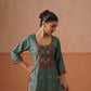 Ridhima Sage Green Long kurta