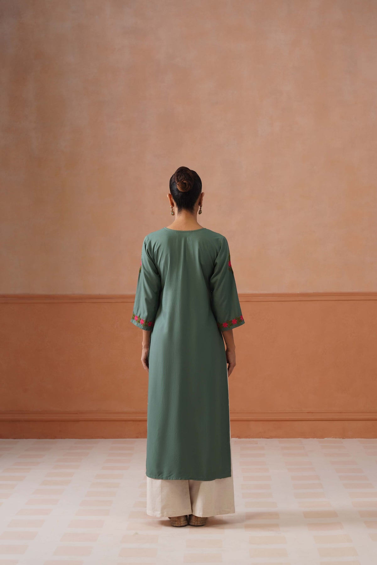 Ridhima Sage Green Long kurta