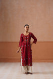 Ridhima Maroon Long kurta
