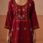 Ridhima Maroon Long kurta