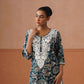 Reet Teal Green Long Kurta