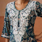 Reet Teal Green Long Kurta