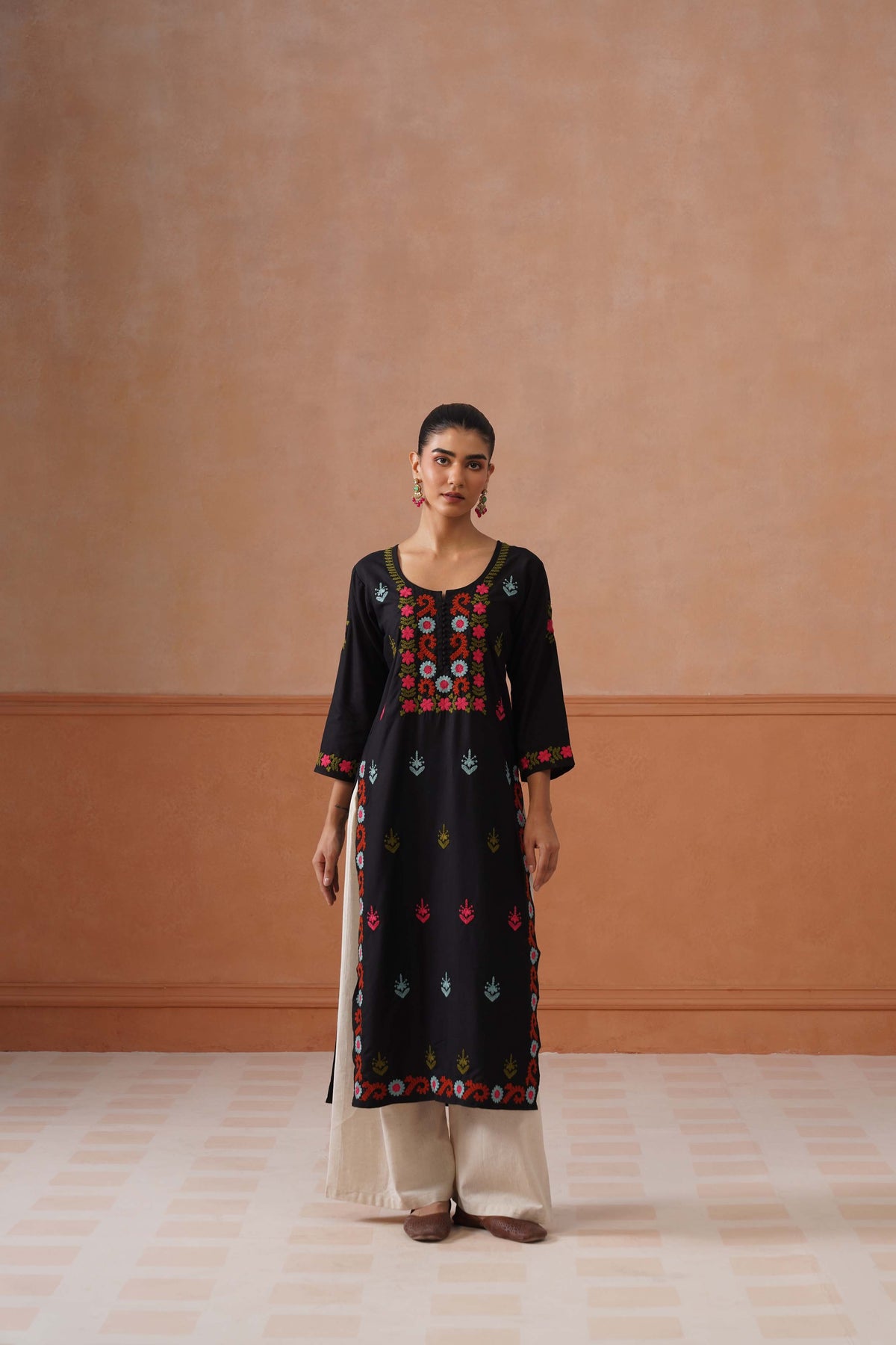 Ridhima Black Long kurta