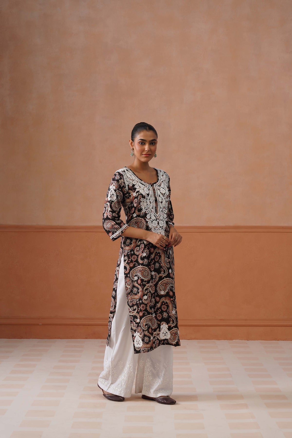 Reet Black Long Kurta