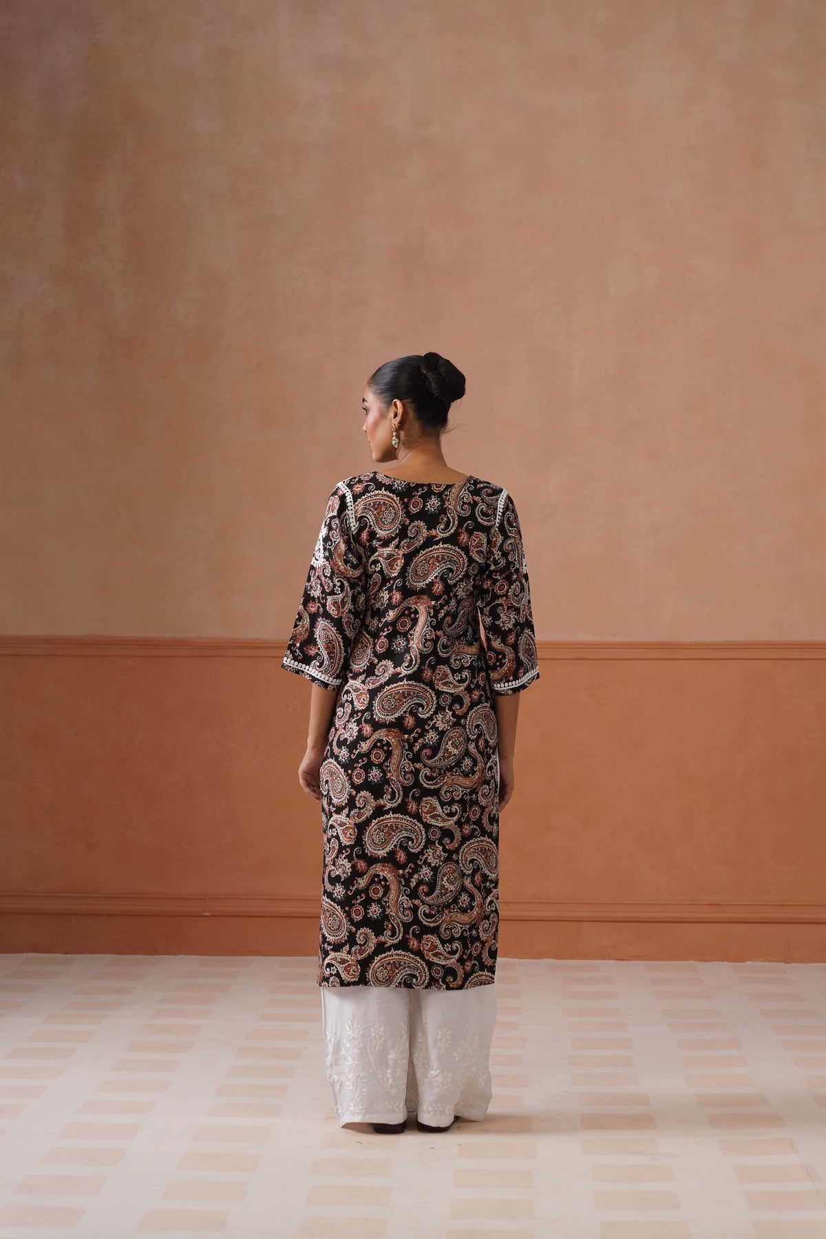 Reet Black Long Kurta