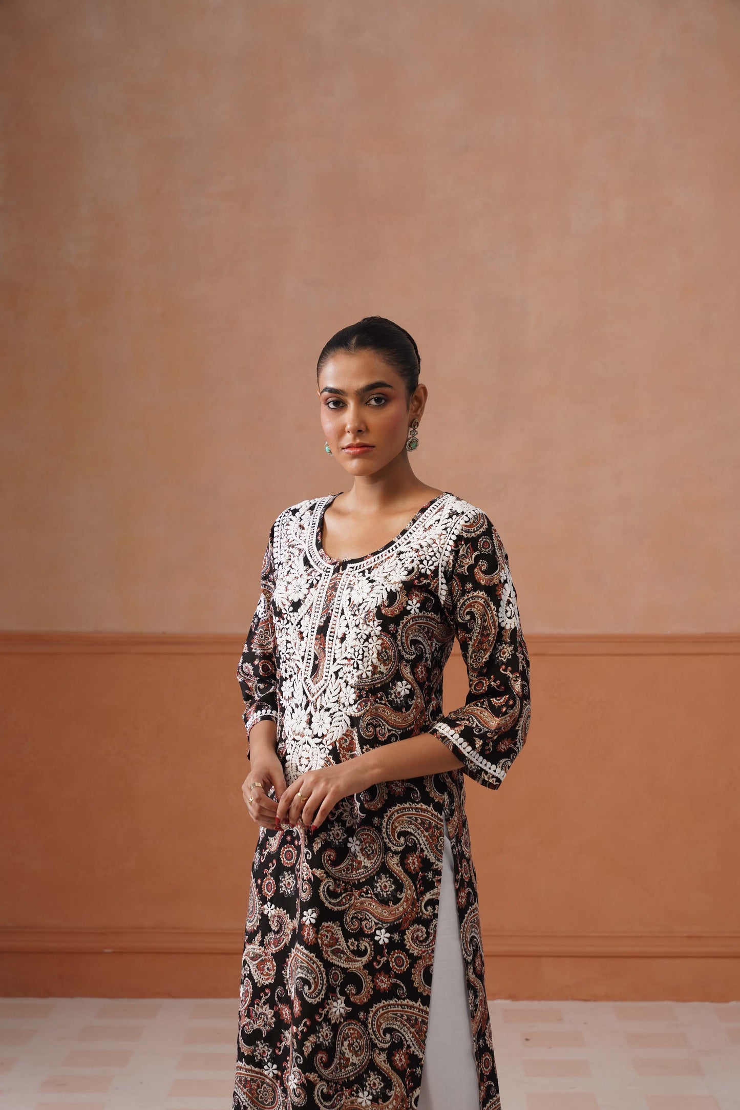 Reet Black Long Kurta