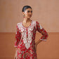 Reet Red Long Kurta