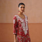 Reet Red Long Kurta