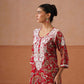 Reet Red Long Kurta