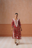 Reet Red Long Kurta