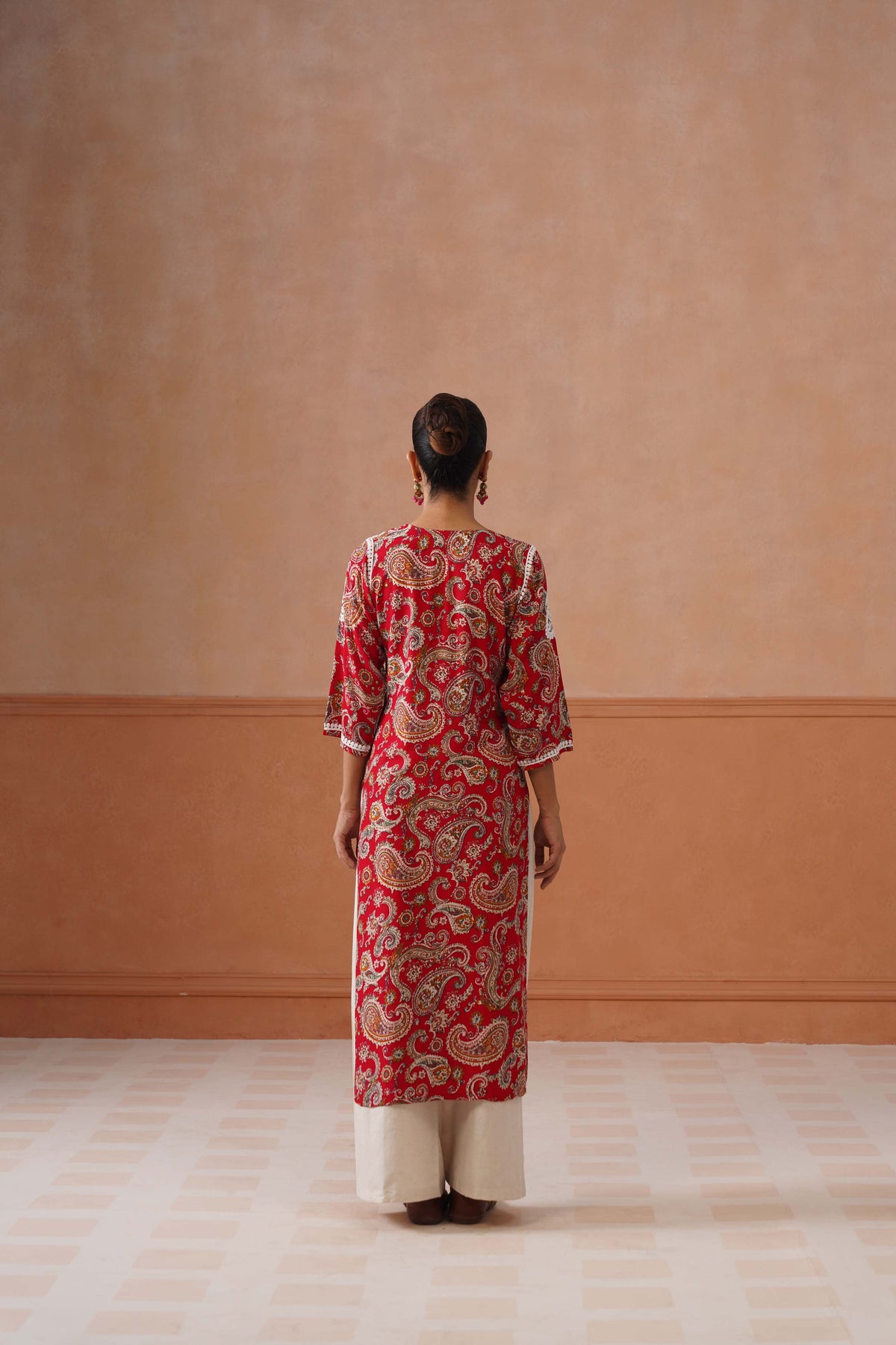 Reet Red Long Kurta