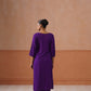 Gulistaan Purple 2 piece Rayon Kurta Plazzo set