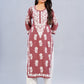 Nayra Maroon Floral Embroidered Kurta Set