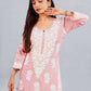 Nayra Blush Pink Floral Embroidered Kurta Set