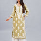 Nayra Olive Green Floral Embroidered Kurta Set