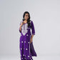 Heer Purple Rayon Kurta Palazzo set