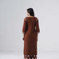 Heer brown Rayon Kurta Palazzo set