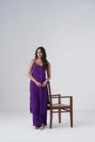 Nayab Purple Noodle Strap 2 Piece Kurta set