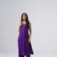 Nayab Purple Noodle Strap 2 Piece Kurta set