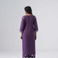 Heer dusty purple Rayon Kurta Palazzo set