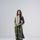 Heer Oliver green Rayon Kurta Palazzo set