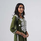 Heer Oliver green Rayon Kurta Palazzo set