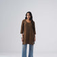 Tira Brown Short Rayon Kurta