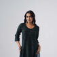 Tira Teal Blue Short Rayon Kurta
