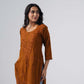 Tira Rust Short Rayon Kurta
