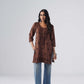 Tira Copper Brown Short Rayon Kurta